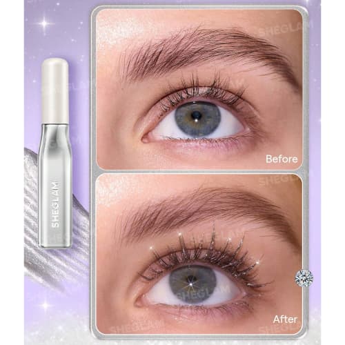 ریمل اکلیلی شیگلم (گلیتری) مدل Crystal Gaze مخصوص مژه و ابرو — تصویر ۲