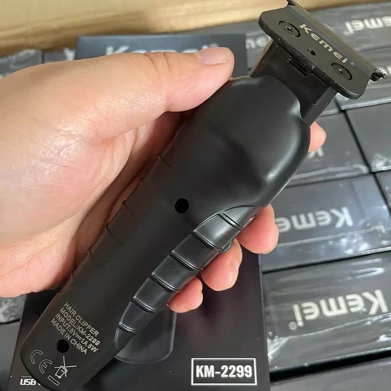 خط زن حرفه ایی کیمی مدل km-2299 جعبه مشکی اصل — تصویر ۶