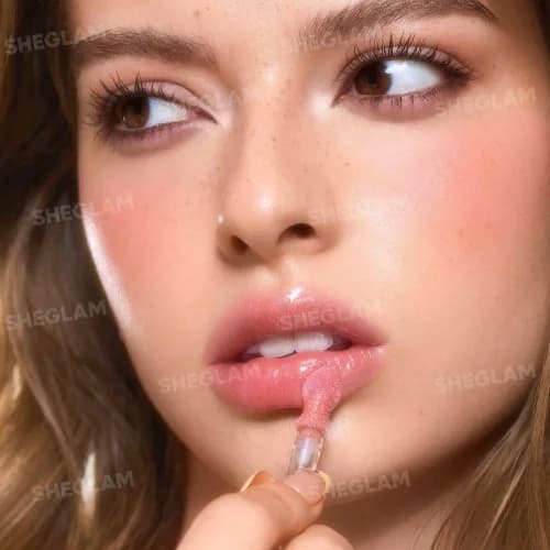 لیپ گلاس شیشه ای شیگلم مدل Glass Lock Air Gloss رنگ Sweet Drizzle — تصویر ۲