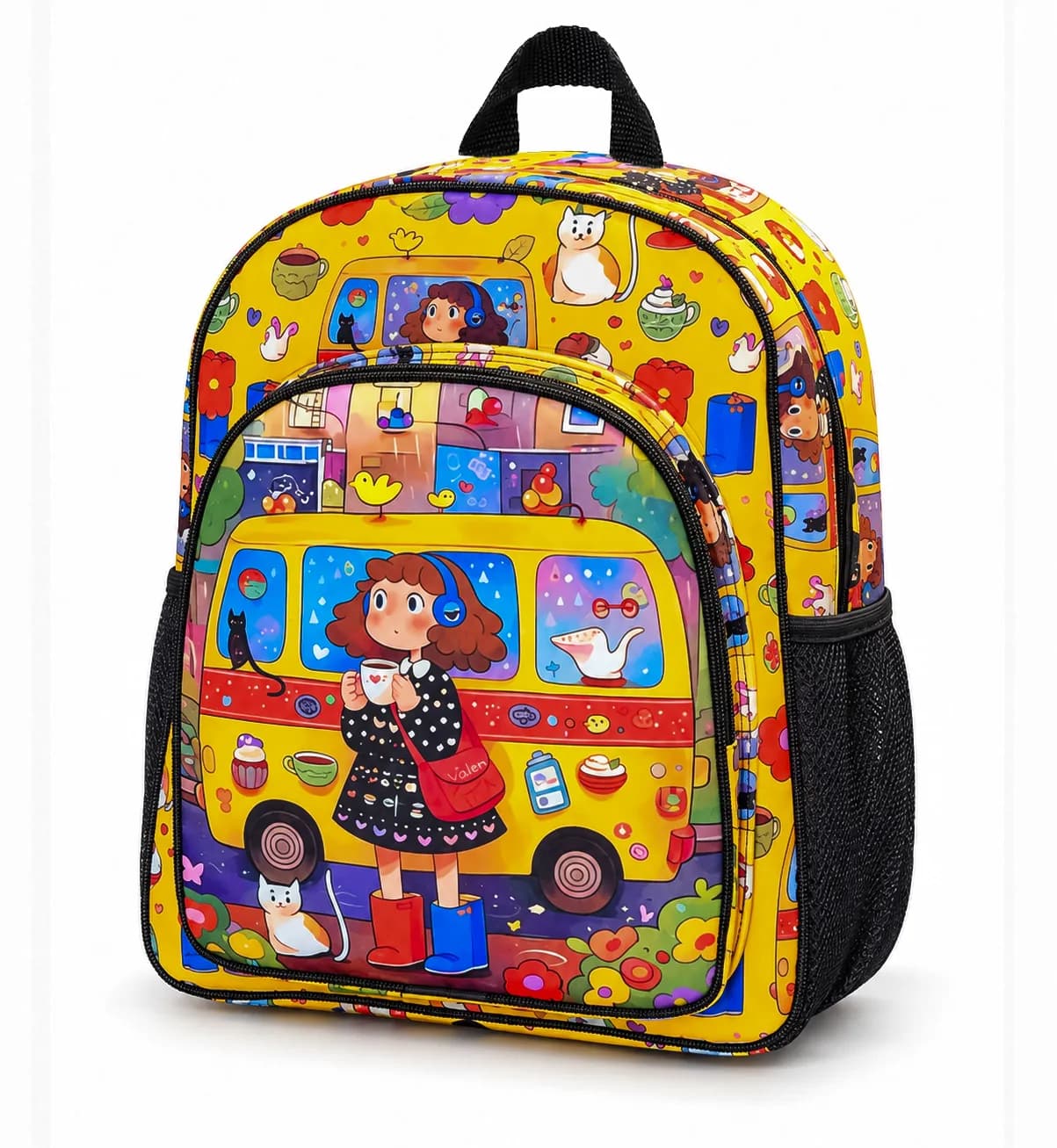 کوله پشتی گوفی طرح جانان مدل Happy Bus