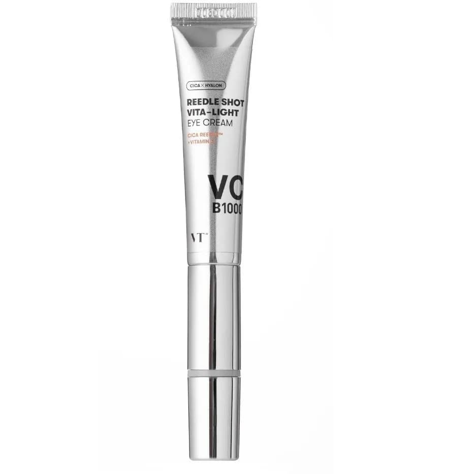 کرم دور چشم ویبره دار لیفتینگ وی تی ریدل شات اصل Vt Reedle Shot روشنکننده و ضدچروک حجم 15 میل
