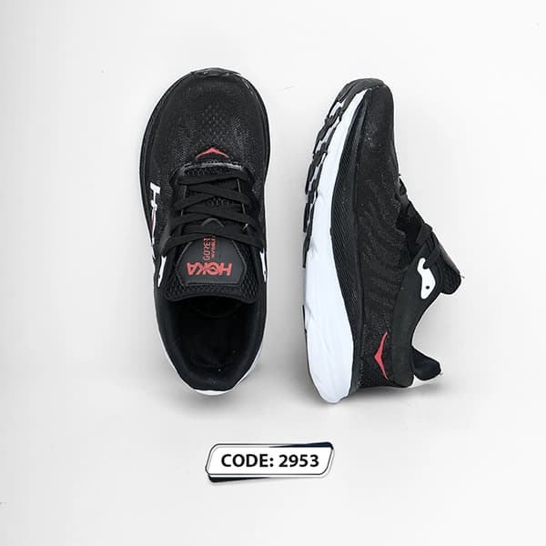 کتونی مشکی زیره سفید HOKA (کد 2953 ) — تصویر ۲
