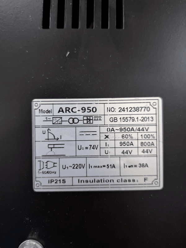 دستگاه جوش ماکیتا 400 آمپر مدل arc-950 (سری جدید) — تصویر ۲
