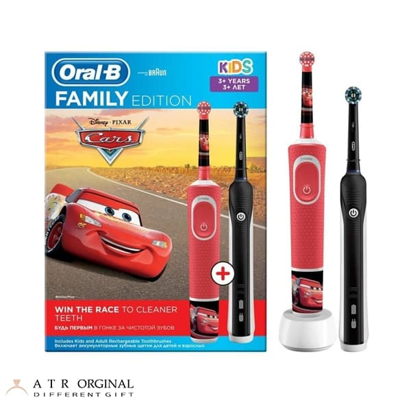 مسواک برقی کودک Oral-B مدل family edition cars — تصویر ۵