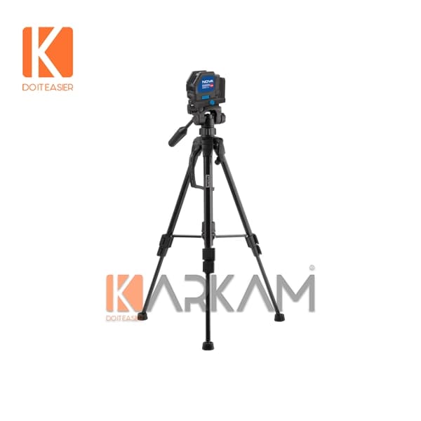 کيت تراز ليزری شارژی دوخط قرمز به همراه سه پايه R 2682R نوا