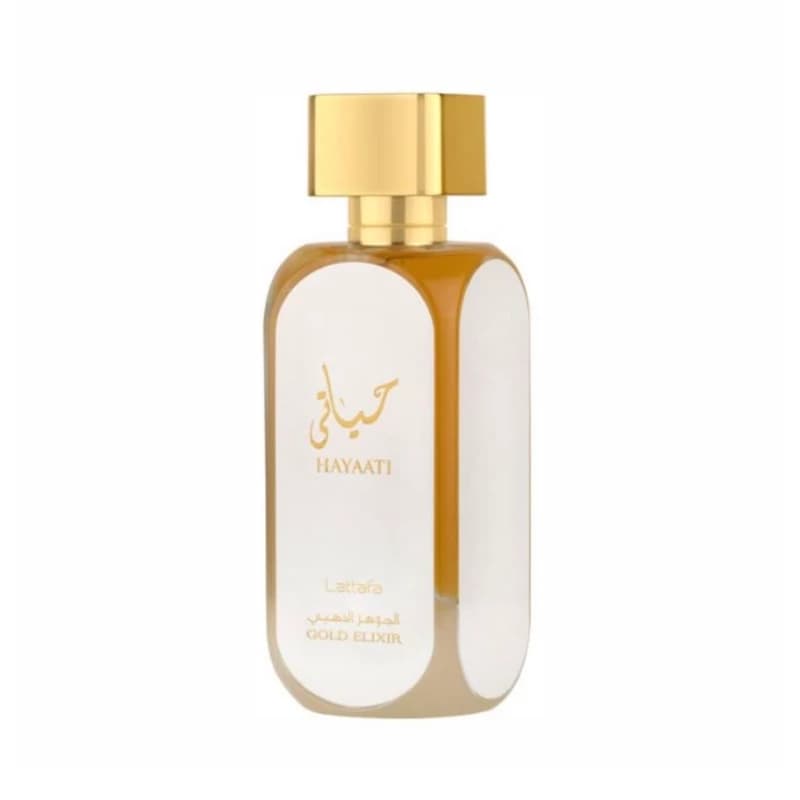 عطر ادکلن لطافه مدل حیاتی الجوهر الذهبی سفید 100 میلیلیتر