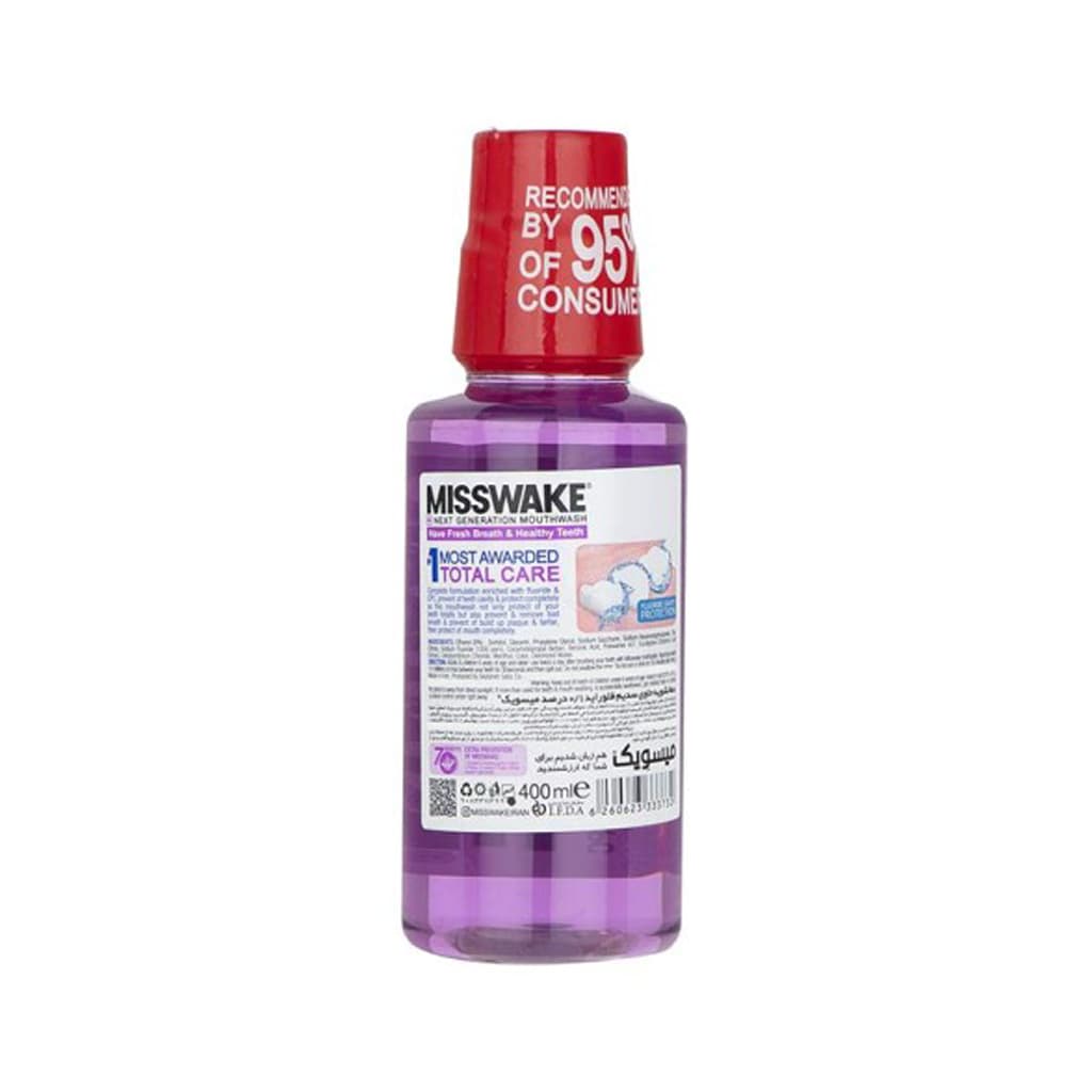 دهان شویه حاوی فلوراید Misswake مدل Total Care — تصویر ۲