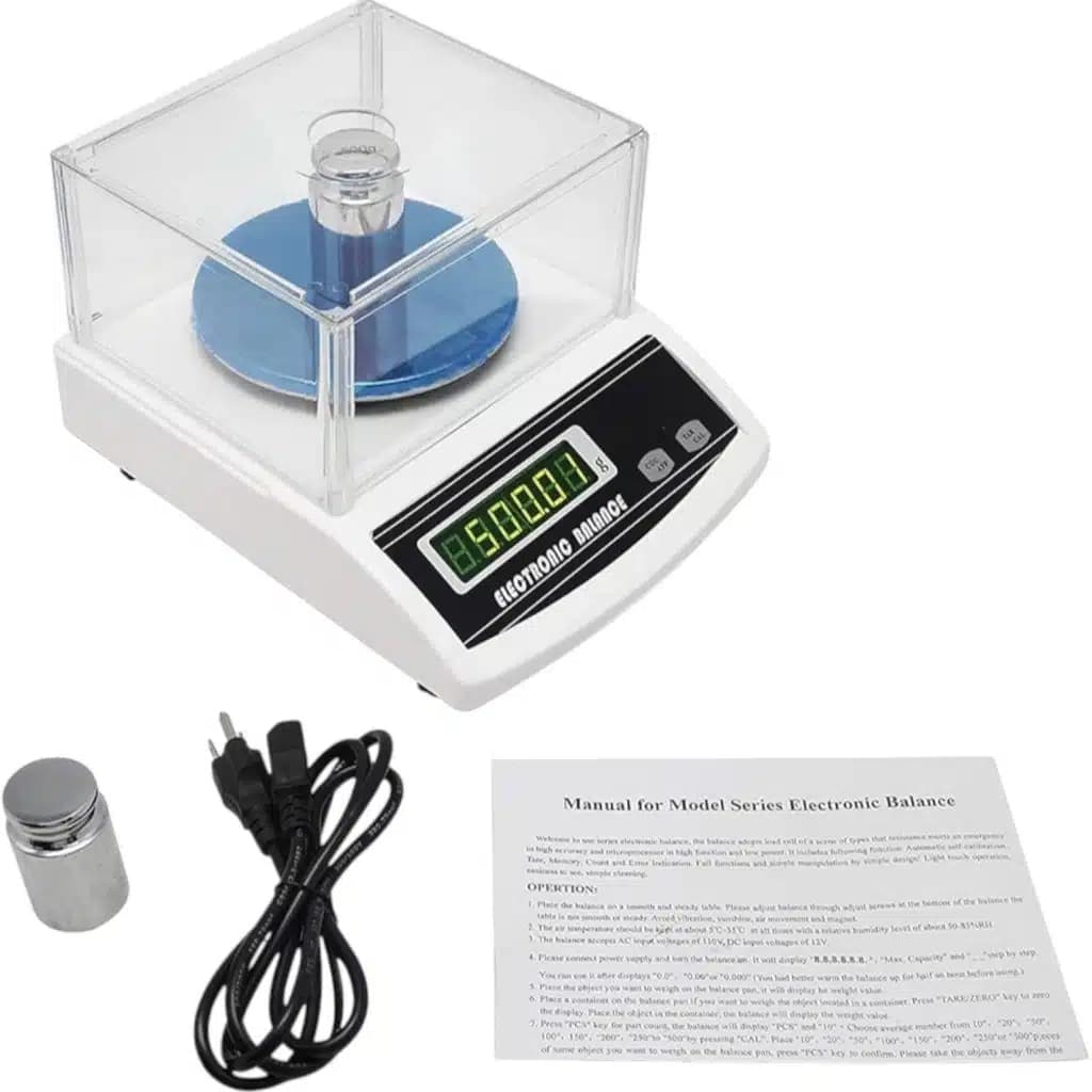 ترازوی 0/001 شارژی Electronic scale ظرفیت 300 گرم — تصویر ۳