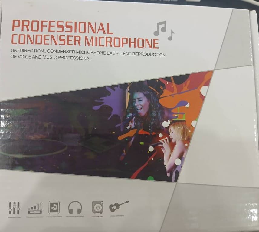 میکروفون USB با میکروفون کندانسور HANOVYA مدل CM300 کاردیوئیدی — تصویر ۴