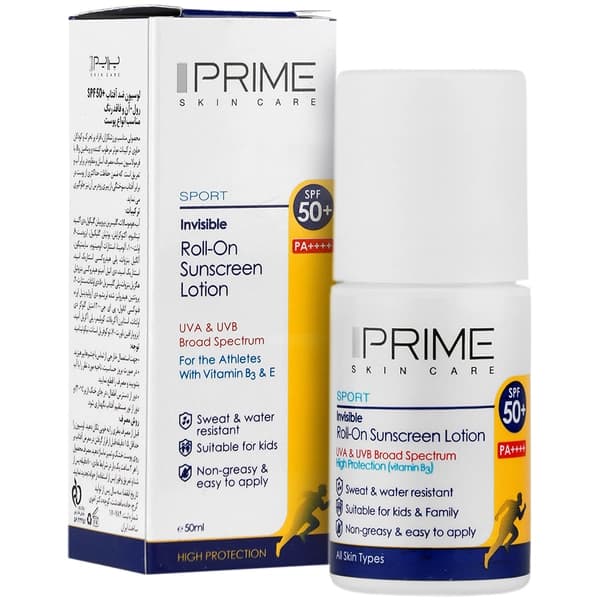 رول آن لوسیون ضد آفتاب SPF50 پرایم — تصویر ۳