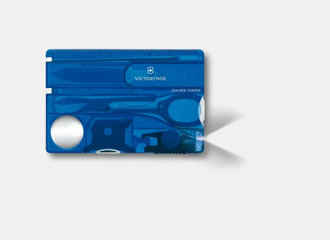 چاقو ویکتورینوکس مدل Swiss Card Lite, blue transparent کد0.7322.T2 — تصویر ۳