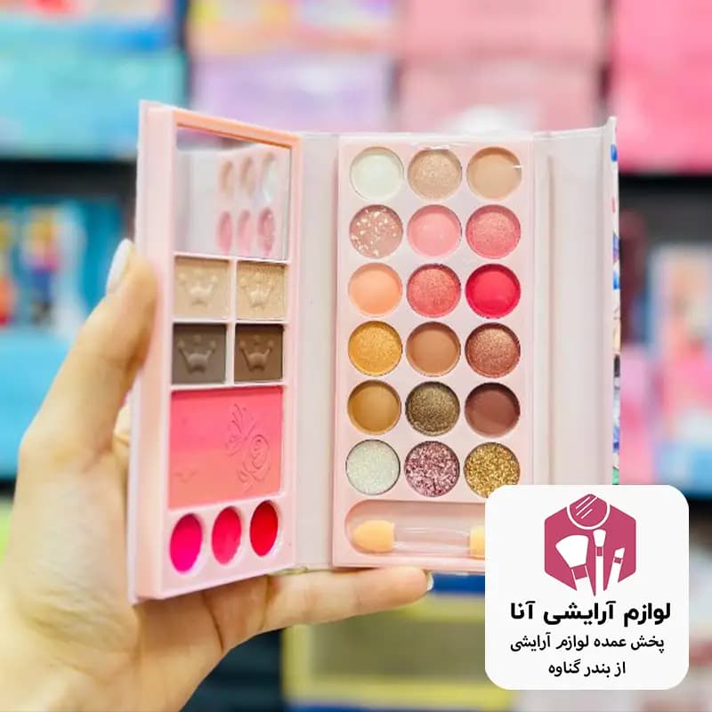 پالت سایه کد 615A_3بسته 12 عددی (پخش عمده لوازم آرایشی آنا)