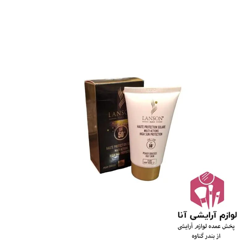کرم ضد آفتاب لانسن (Lanson Paris) SPF50+ مخصوص انواع پوست بسته 12 عددی