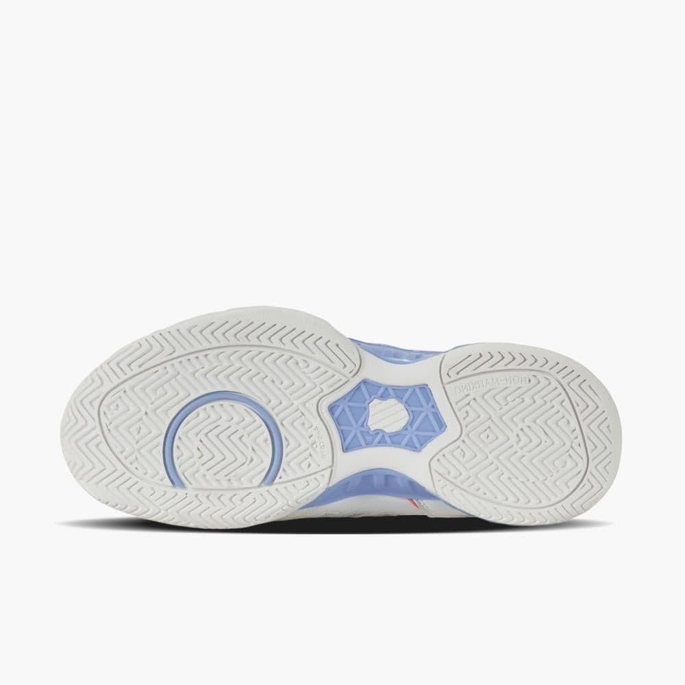 کفش تنیس زنانه کی سوئیس – K-Swiss Bigshot Light 4 – سفید/آبی — تصویر ۳
