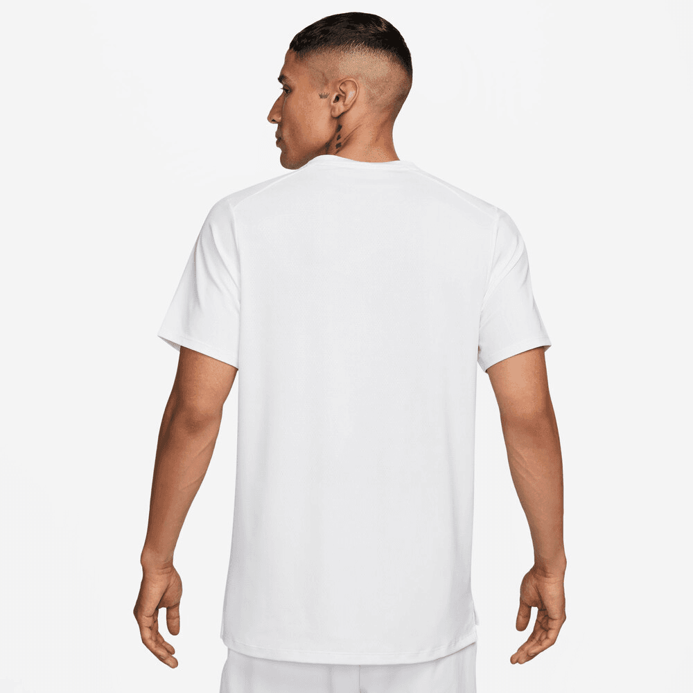 تی شرت تنیس مردانه نایک Nike Court Advantage Dri-FIT – سفید — تصویر ۲