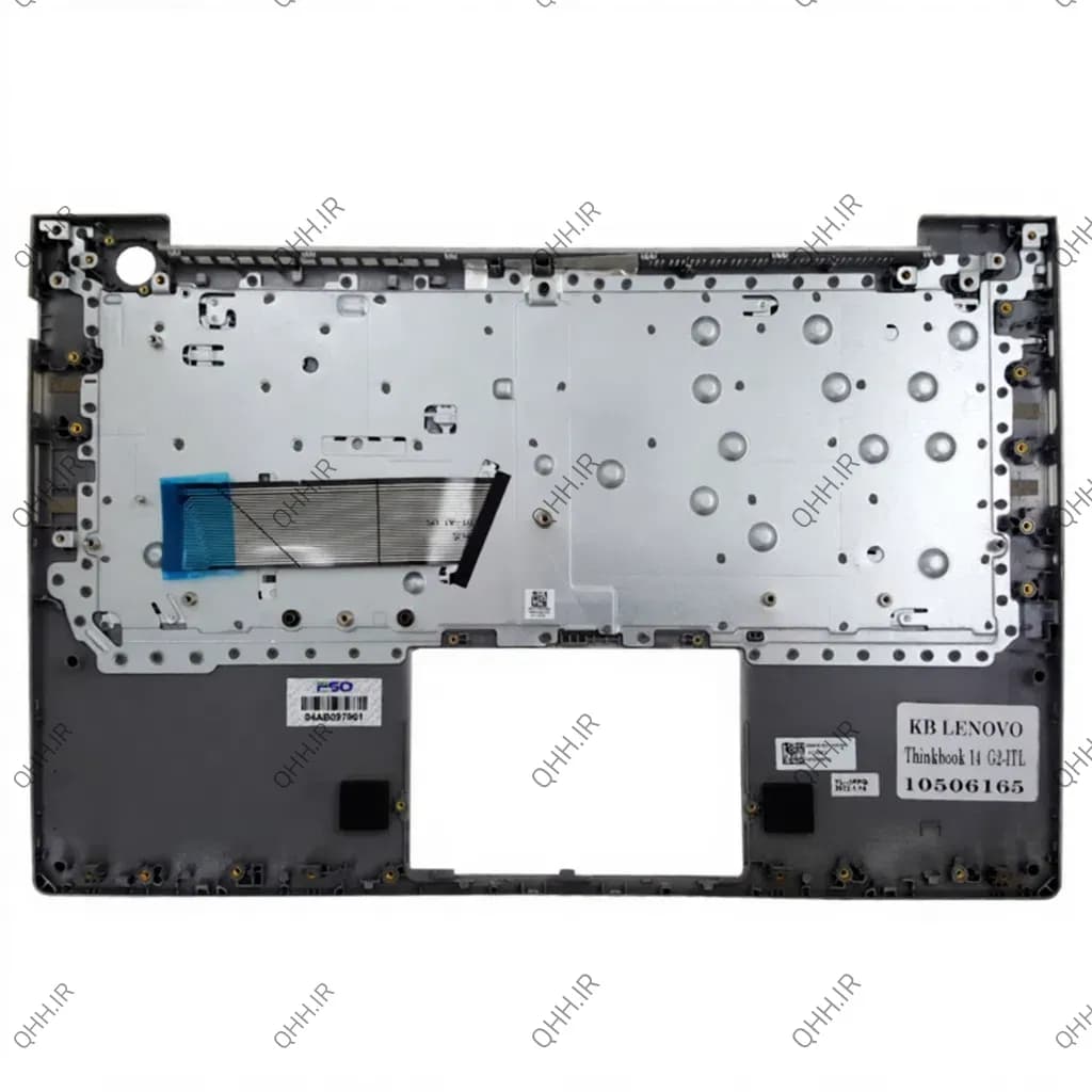 کیبرد لپ تاپ لنوو ThinkBook 14 G2 ITL مشکی با قاب C نقره ای — تصویر ۳