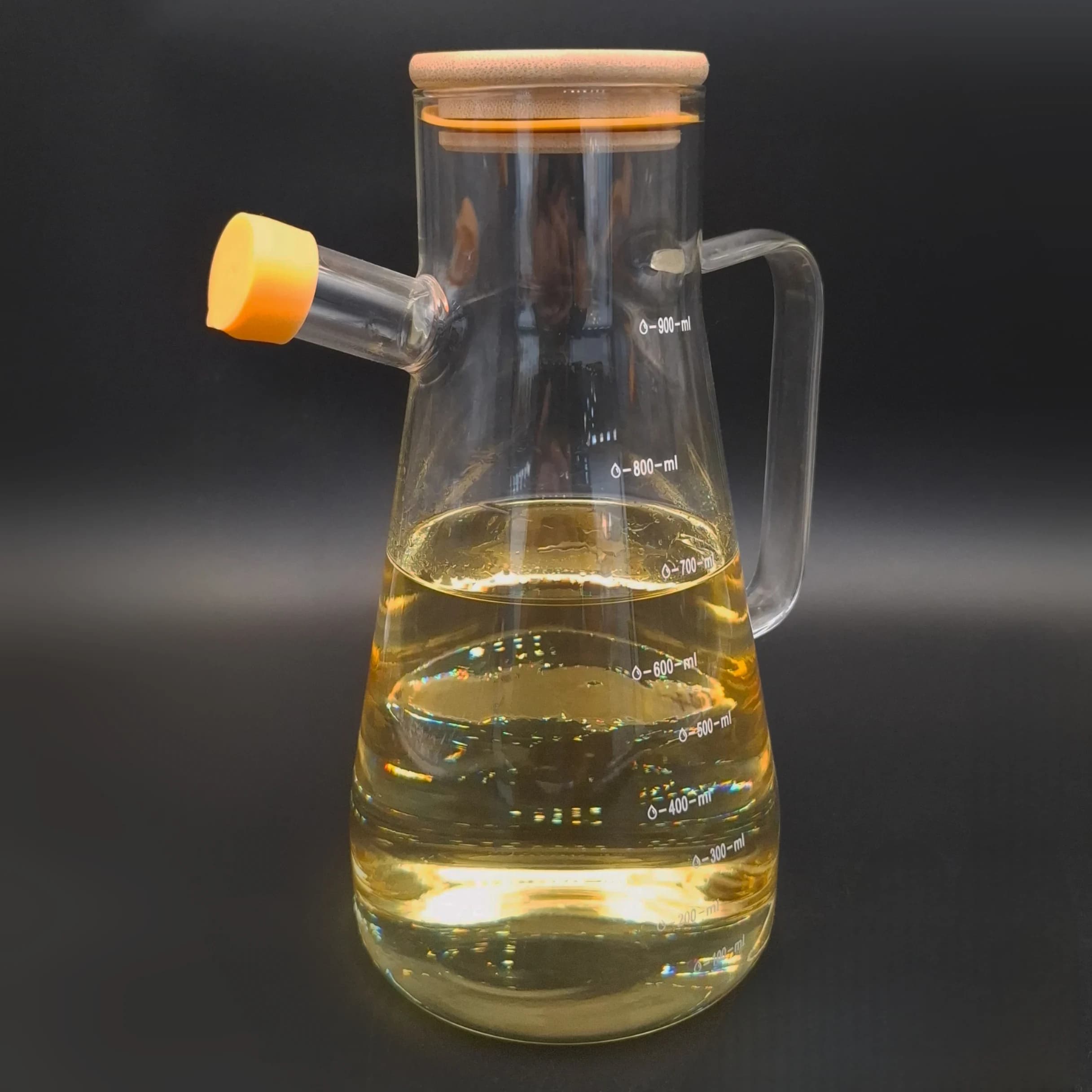 روغن ریز 900 ml پیرکس درب بامبو — تصویر ۲