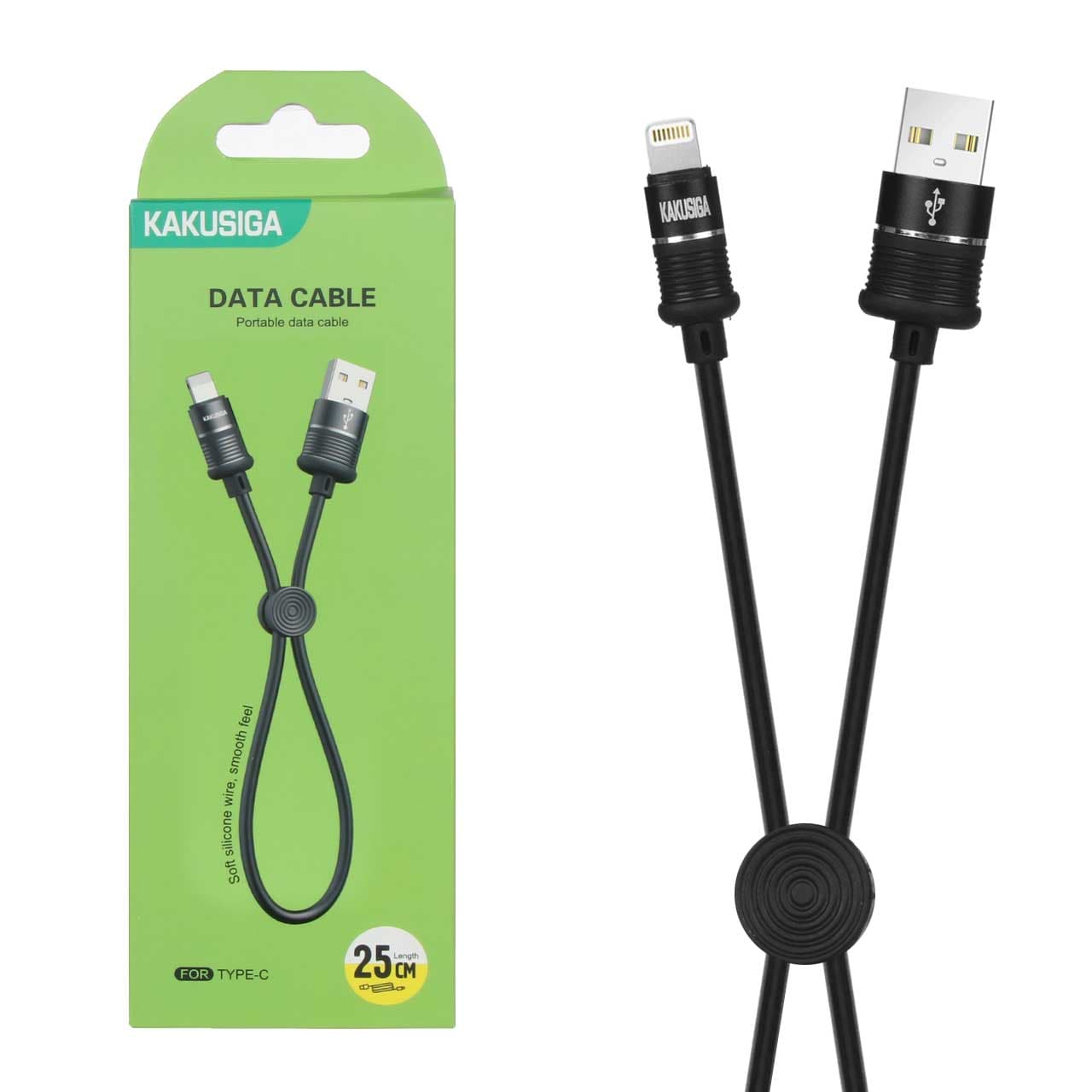 کابل شارژ پاوربانک USB به لایتنینگ کاکو مدل KCS351 طول 25cm — تصویر ۲