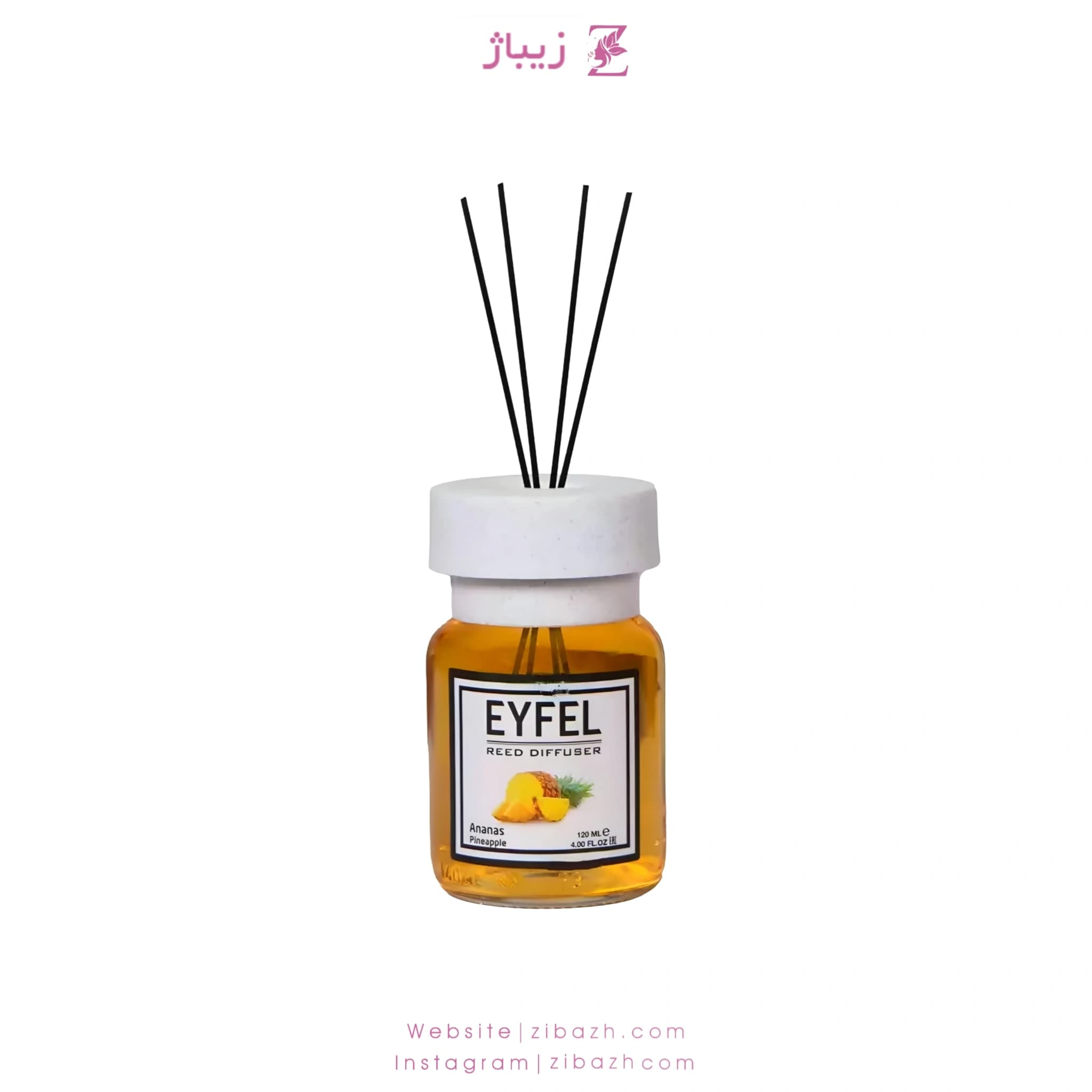 خوشبو کننده ایفل آناناس 120 میل اصلی ترکیه ای Eyfel 120ml Original Turkey Pineapple — تصویر ۲