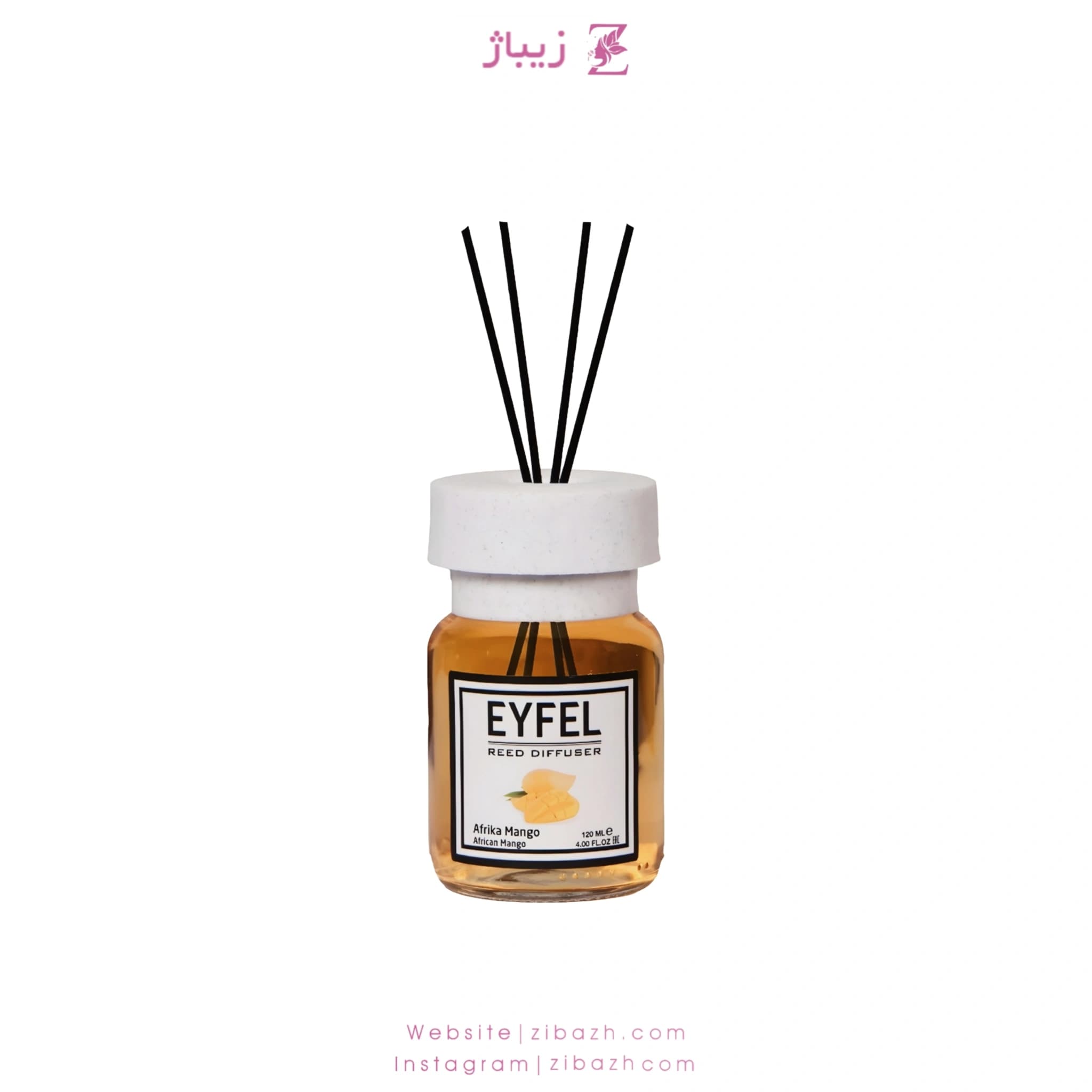 خوشبو کننده ایفل انبه آفریقایی 120 میل اصلی ترکیه ای Eyfel 120ml Original Turkey African Mango — تصویر ۲