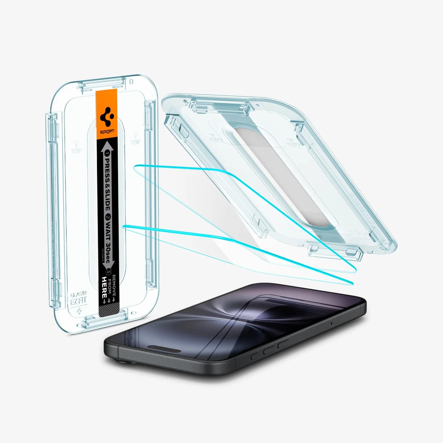 گلس 16نرمال از برند SPIGEN مدل TR EZFIT شفاف