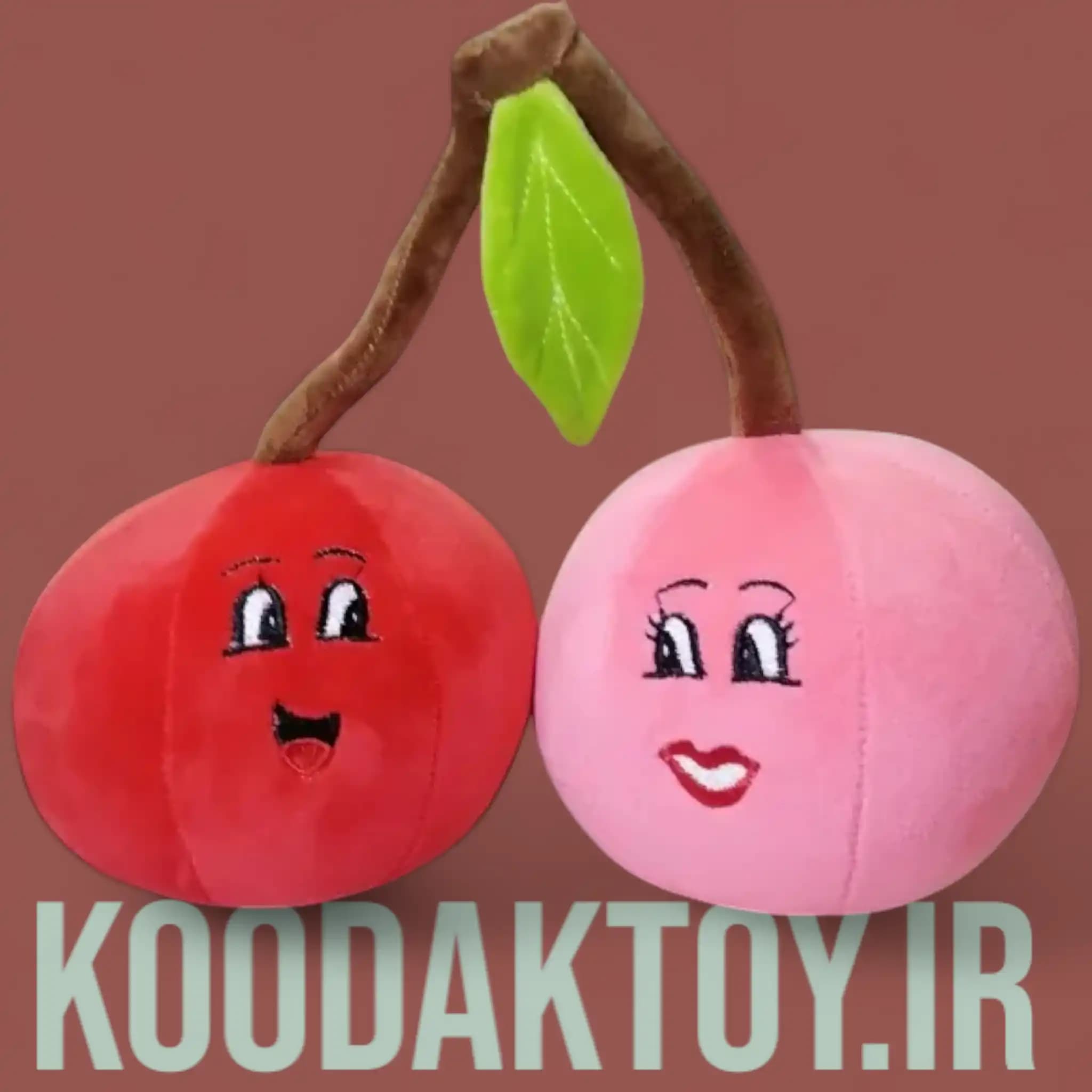 عروسک گیلاس دو رنگ