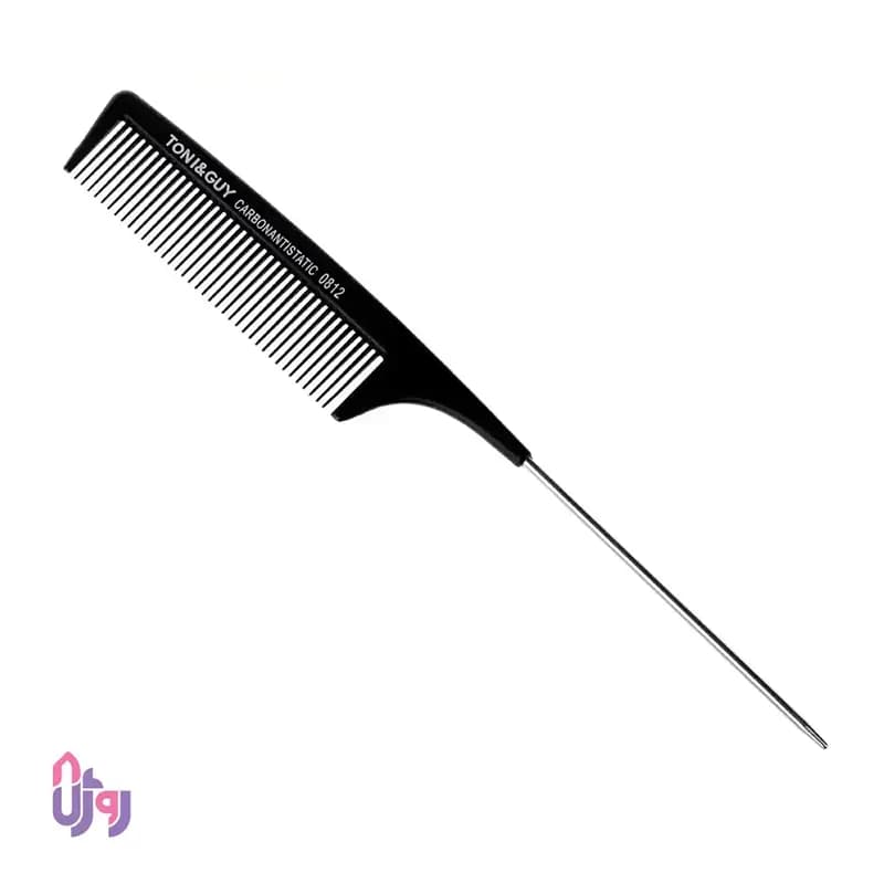 شانه مو دمباریک فلزی تونی اند گای TONI & GUY مدل 0812 — تصویر ۲
