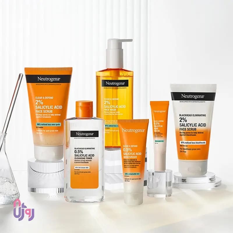 ژل شستشوی صورت ضدجوش و ضد لک نوتروژینا Neutrogena با 2% سالیسیلیک اسید (200 میل) — تصویر ۲