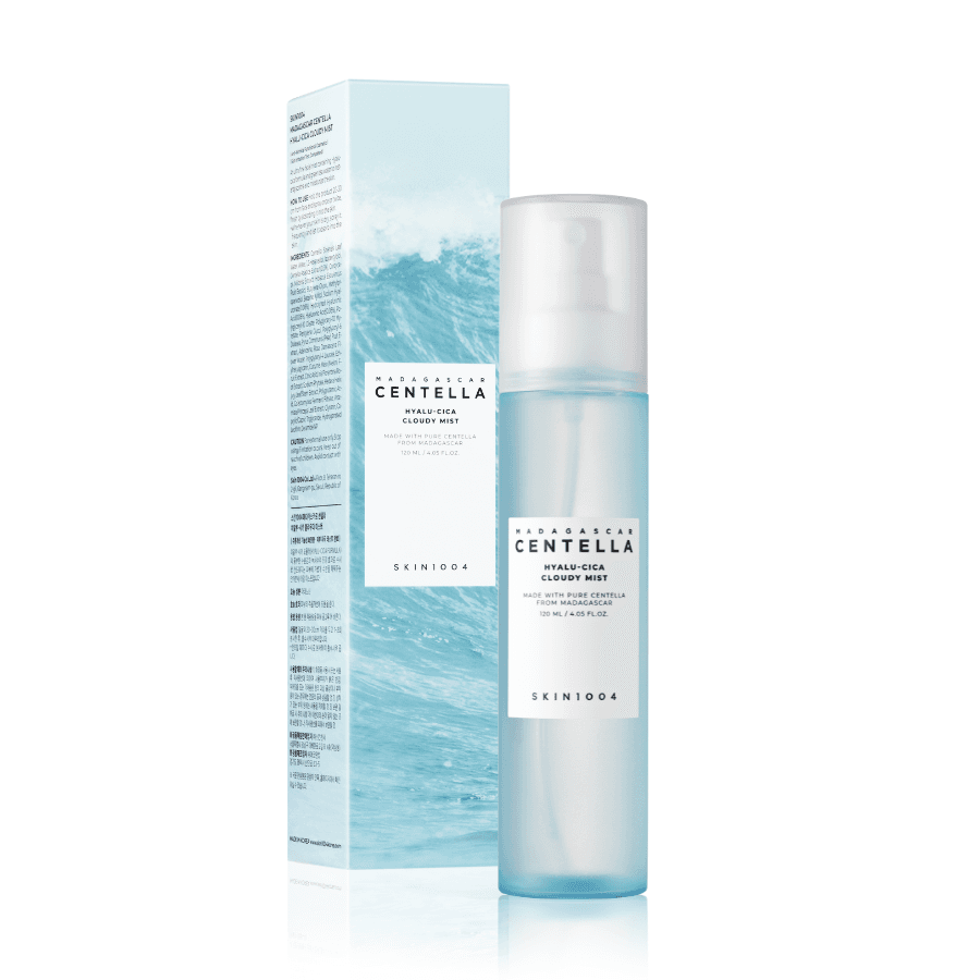 اسپری آبرسان و تسکین دهنده سنتلا ماداگاسکار اسکین 1004 مدل Hyalu-Cica Cloudy Mist | حجم 120 میلیلیتر — تصویر ۲