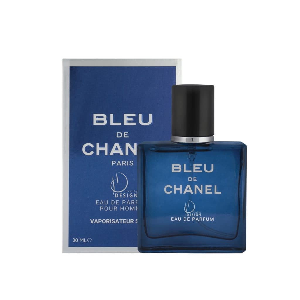 ادوپرفیوم مردانه هلثی دیزاین مدل بلو د شانل Bleu De Chanel حجم 30 میلی لیتر طرح مارک — تصویر ۲