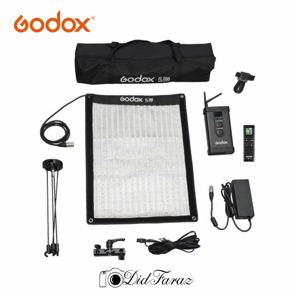 ویدیو لایت گودکس GODOX FL100 FLEXIBLE LED LIGHT 40X60cm — تصویر ۳