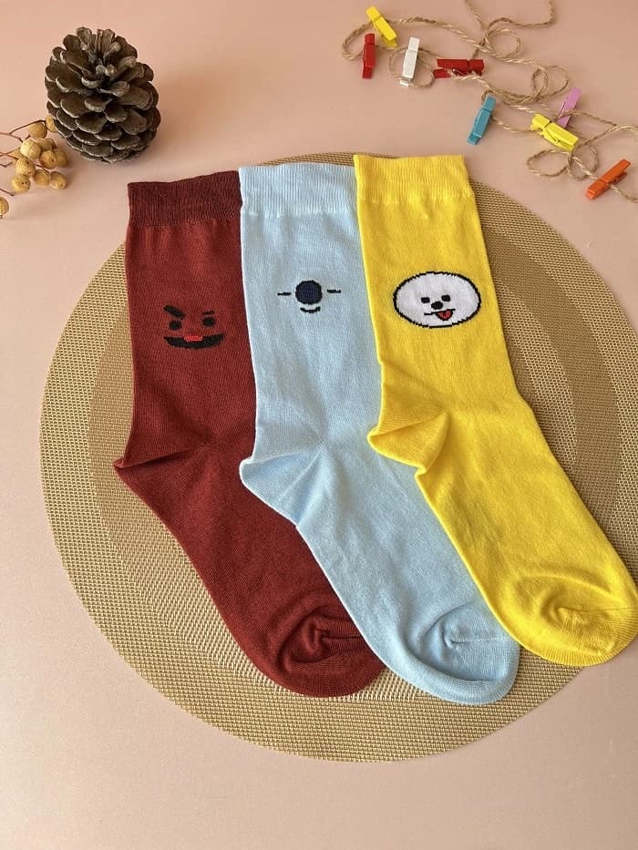 جوراب ساق بلند اسپرت BT21 — تصویر ۷