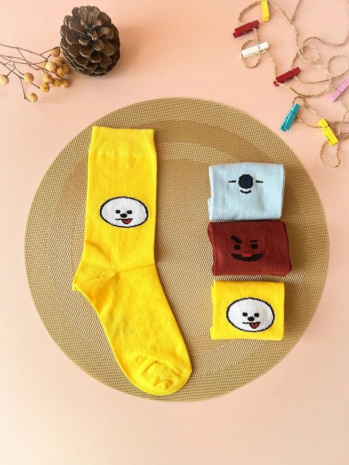 جوراب ساق بلند اسپرت BT21 — تصویر ۵