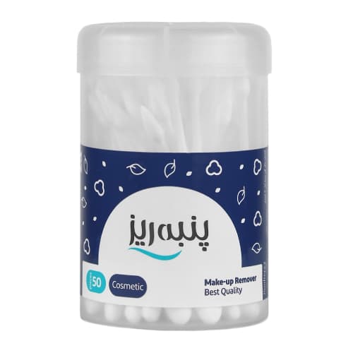 گوش پاک کن آرایشی ۵۰ عددی برند پنبه ریز