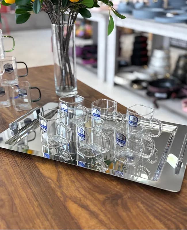 چایخوری پیرکس 6 تایی DELISOGA کد KIT-1573 — تصویر ۴