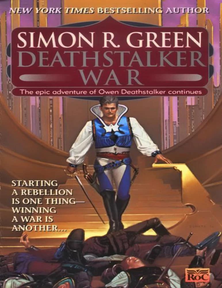 کتاب جنگ مرگاستاکر (Deathstalker War) نسخه انگلیسی PDF | سایمون آر. گرین