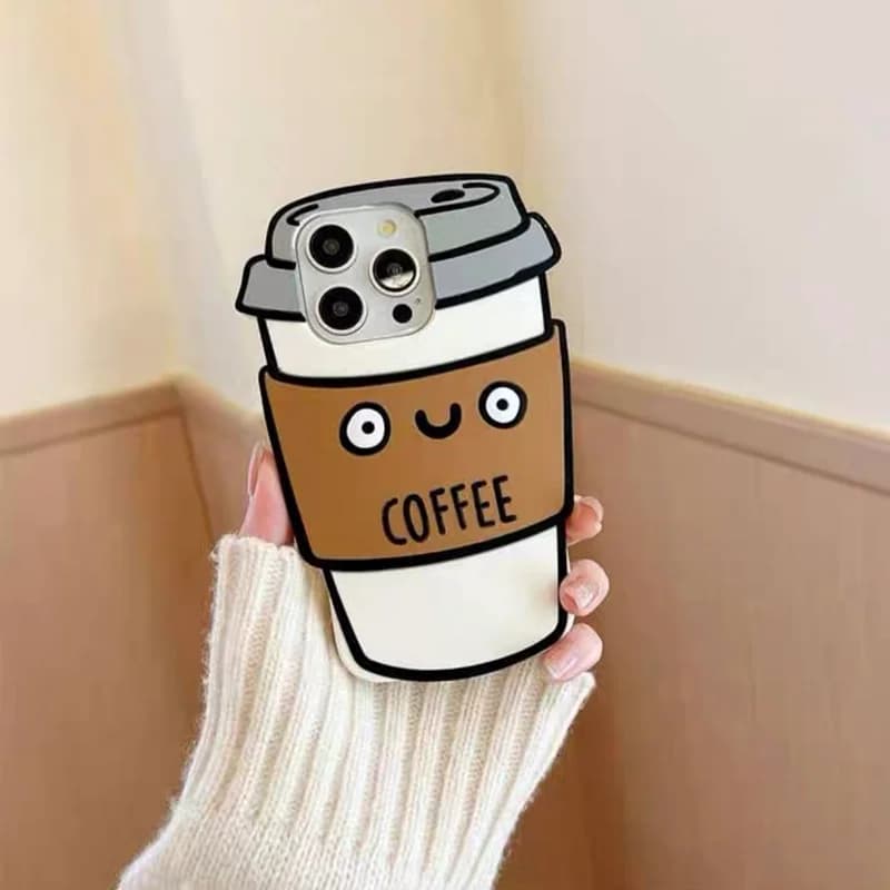 قاب فانتزی سیلیکونی کافی coffee گوشی آیفون 15 پرو — تصویر ۴