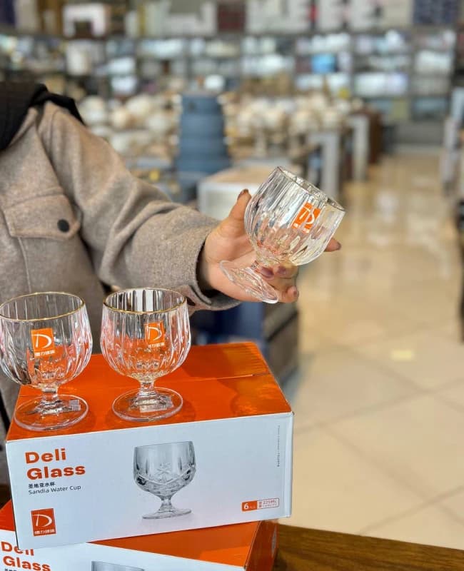 دسر و بستنی خوری Deli Glass وارداتی کد KIT-1396 — تصویر ۳