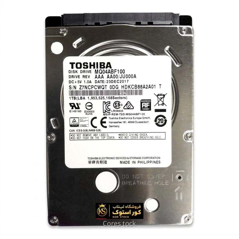 هارد اچ دی دی اینترنال استوک Toshiba Sata 2.5 Inch 1TB — تصویر ۲
