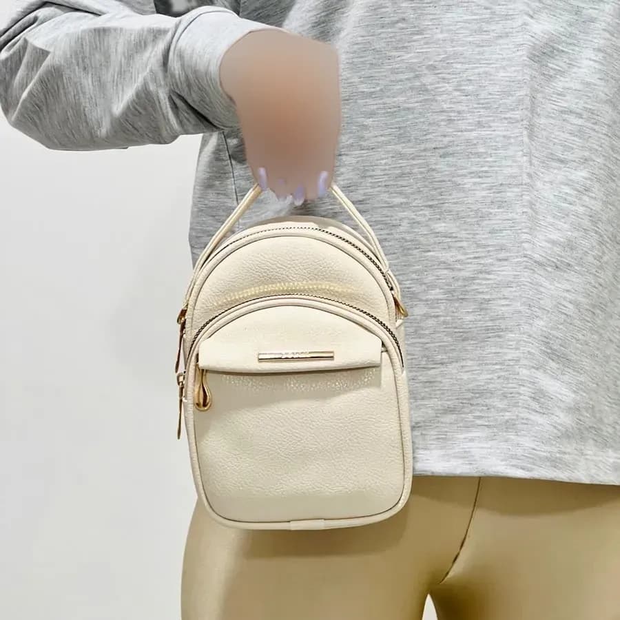کیف ایستاده زنانه مدل 1141 بند دستی دوشی چرم شرانگ یراق ضد زنگ — تصویر ۱۰