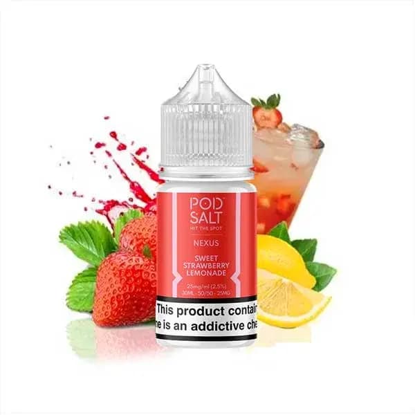 سالت توت فرنگی لیموناد یخ پاد سالت Pod Salt Sweet Strawberry Lemonade Ice Edition Salt — تصویر ۲