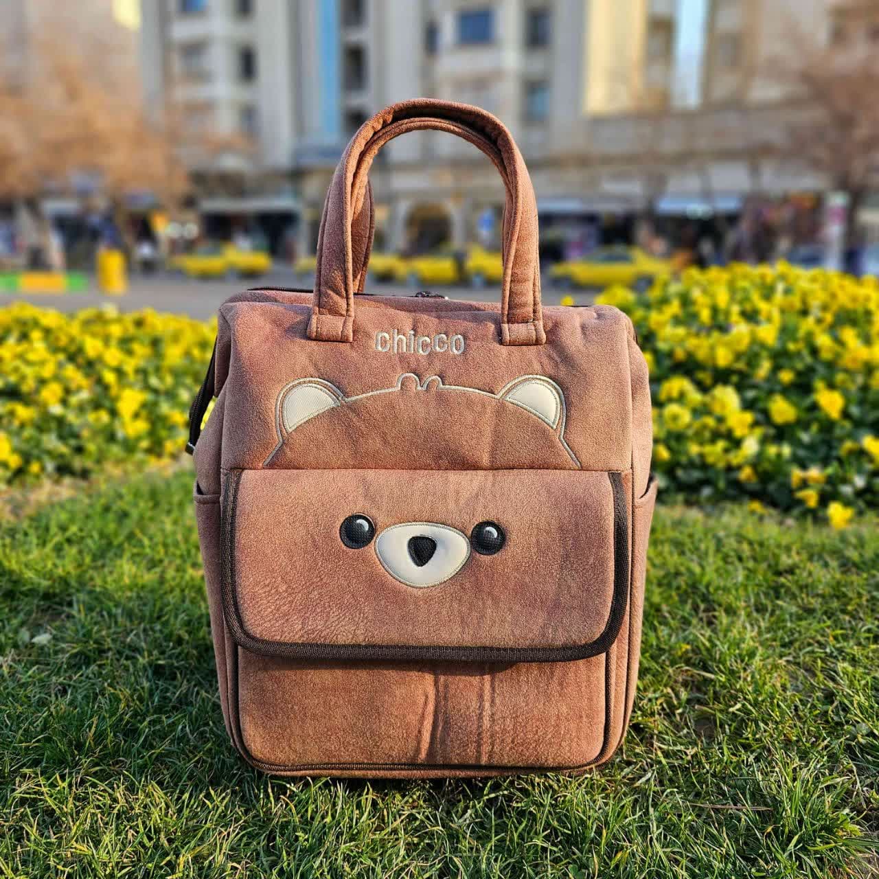 کیف کوله ای مخمل خرس شتری Chicoo رستگار