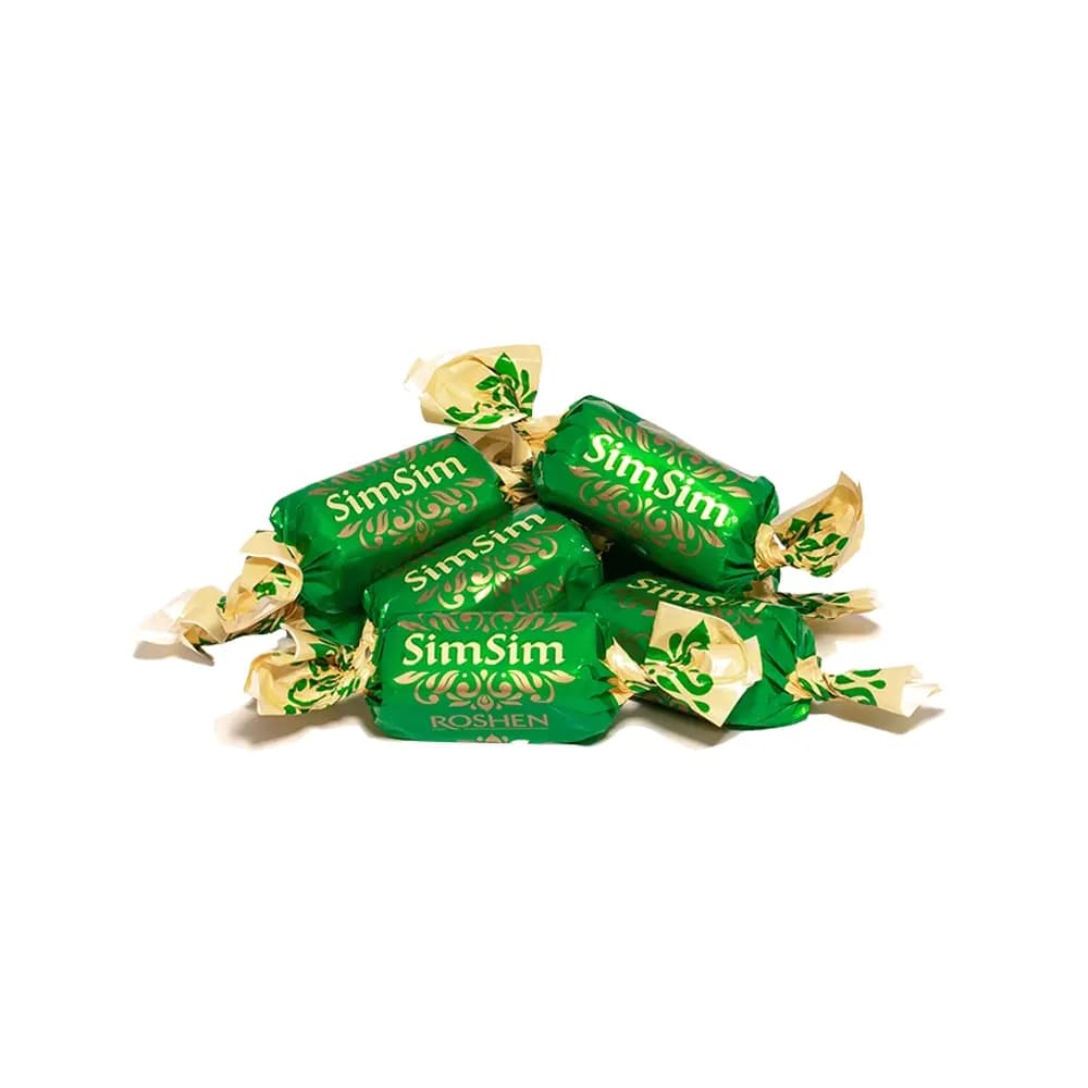 تافی پذیرایی روشن سیم سیم Roshen SIM SIM کنجدی پک 250 گرم — تصویر ۲