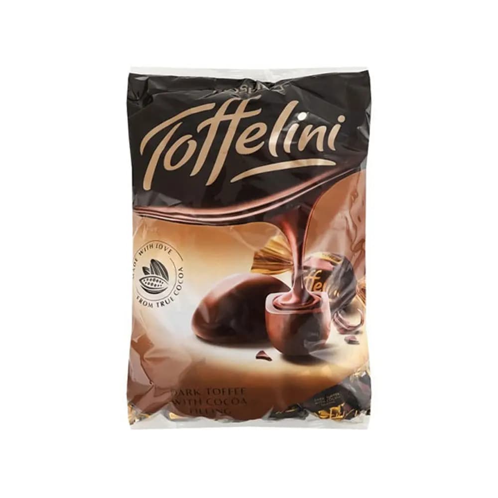 شکلات پذیرایی تافیلینی روشن Toffelini با مغز شکلات تلخ پک 250 گرم — تصویر ۱۰