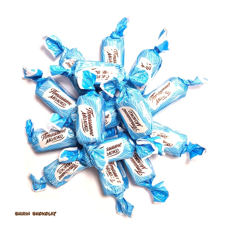 شکلات پذیرایی مولکو روشن MOLOKO با طعم شیر و نارگیل پک 250 گرم