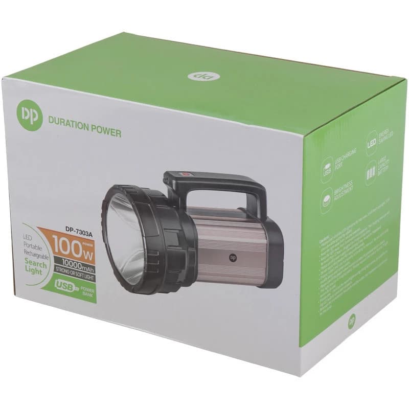 چراغ قوه شارژی DP.LED Light DP-7303A — تصویر ۹