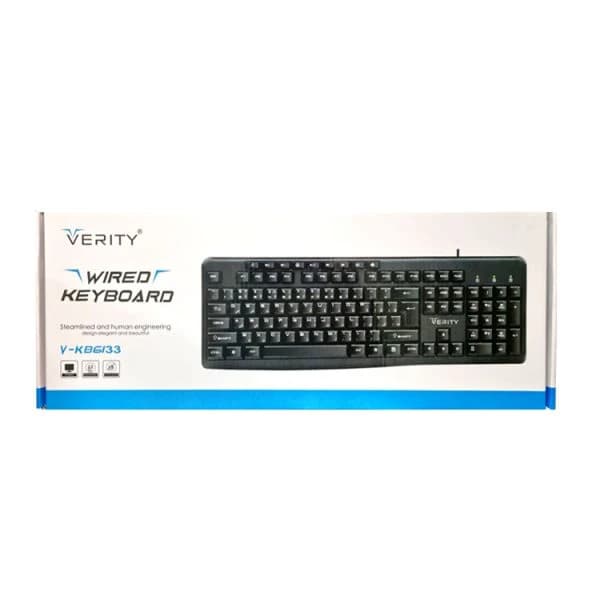 کیبورد وریتی VERITY مدل V-KB 6133 — تصویر ۲