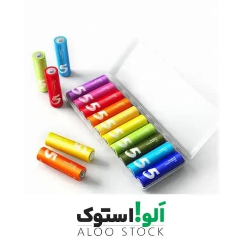 باتری قلمی آلکالاین رنگین کمانی شیائومی بسته 10 عددی مدل ZI5 — تصویر ۱۰