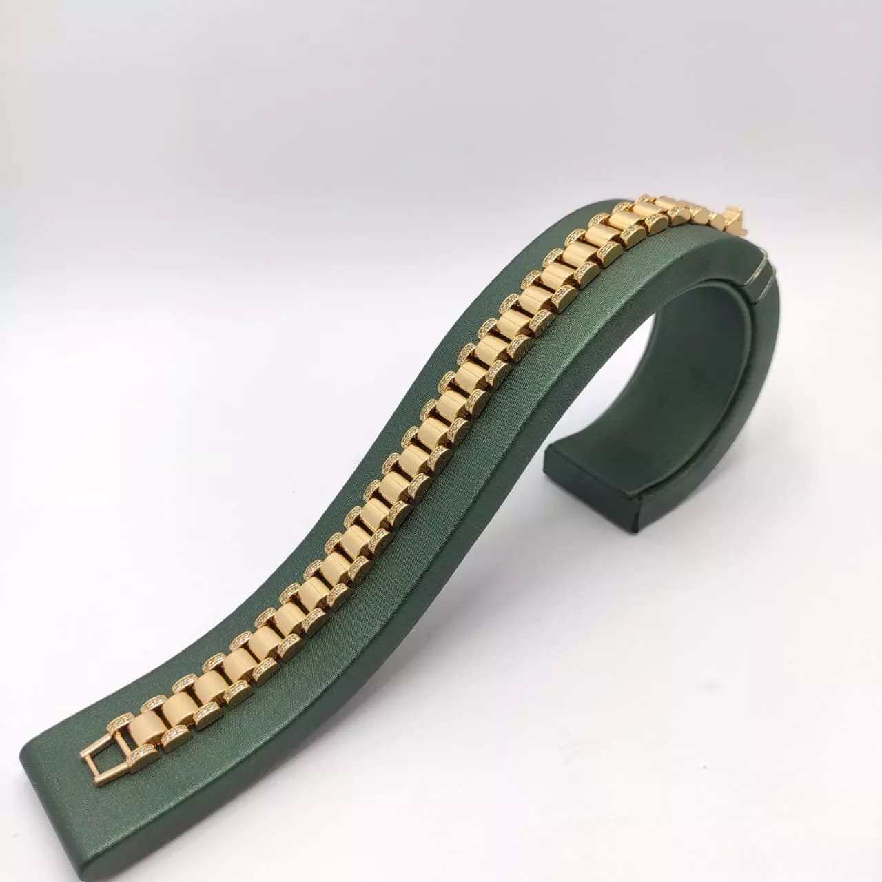 دستبند دخترانه شیک طرح طلا ژوپینگ کد 10040 — تصویر ۲