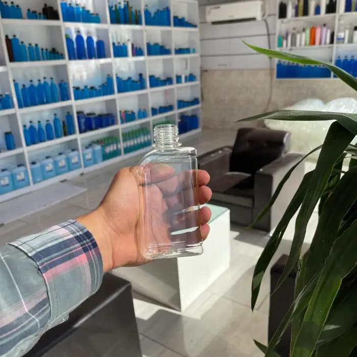 بطری پلاستیکی کتابی نگین 250 سی سی دهانه 28تعداد در هر بسته 250 عدد — تصویر ۳